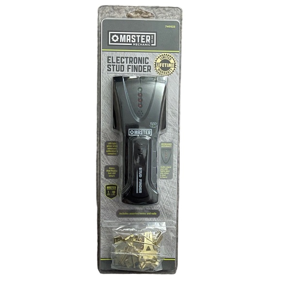 🆕 Master Mechanic Electronic Stud Finder - Picture 5 of 6